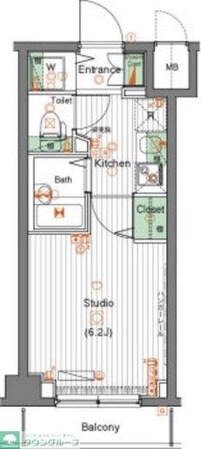 ガーラ大井町ゼームス坂上の物件間取画像